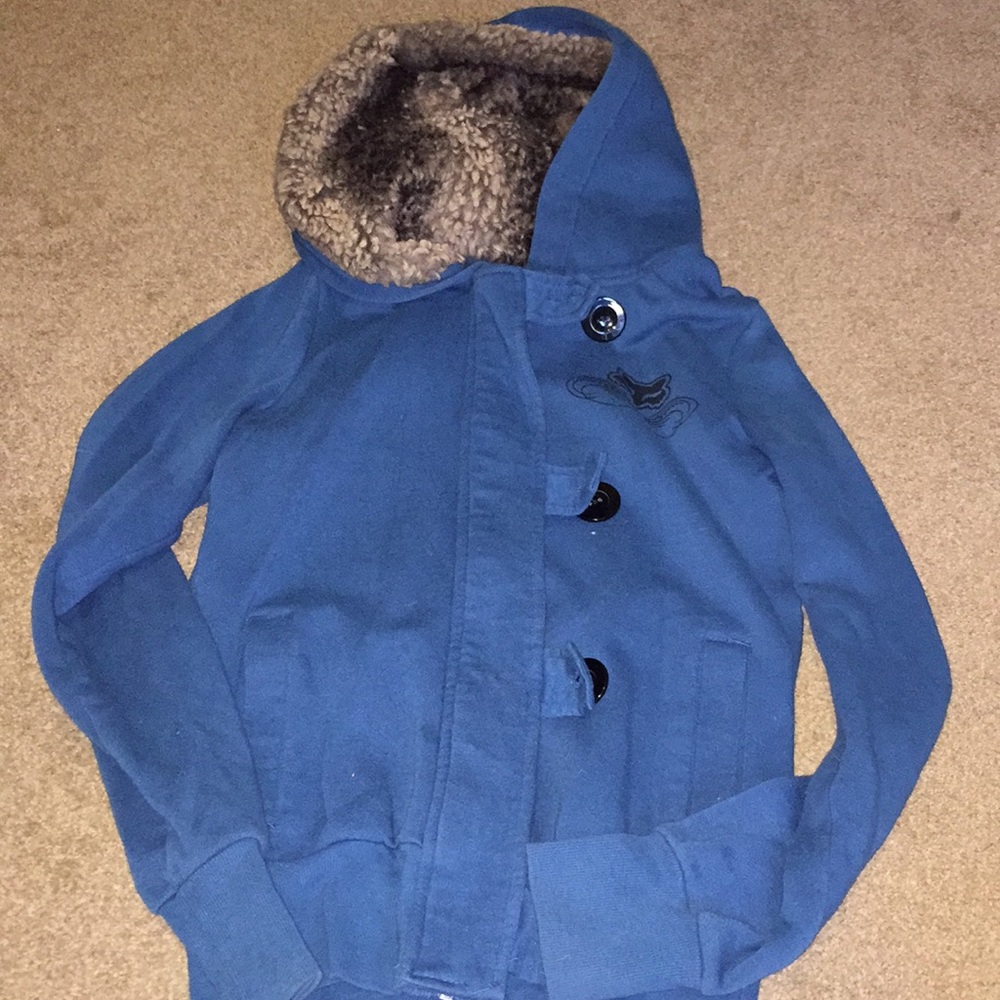 Blue fox zip up